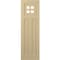 Ekena Millwork True Fit PVC San Antonio Mission Style Fixed Mount Shutters, Natural Twine, 12W x 32H, PR TFP001ST12X032NT - alternate 13